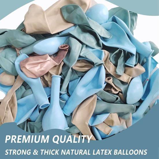 1 комплект воздушных шаров, гирлянда, арочный комплект, винтажный синий, белый, золотой, герметичный, плотный, детский душ, день рождения, свадьба, украшения, латексные воздушные шары, товары для вечеринок
