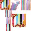 Colorful Rainbow Themed Matte Rain Curtain Party Decoration For Festive Events