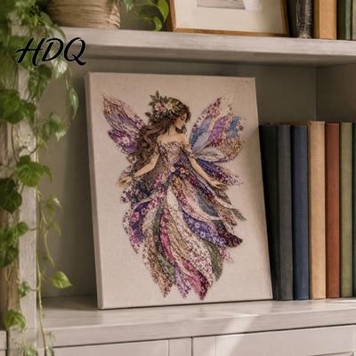 Многослойный Тканевый Цветок Фея Пэчворк DIY Набор Швейное Рукоделие Набор Цветочный Набор для Взрослых причудливый Декор для Дома Ручная Работа