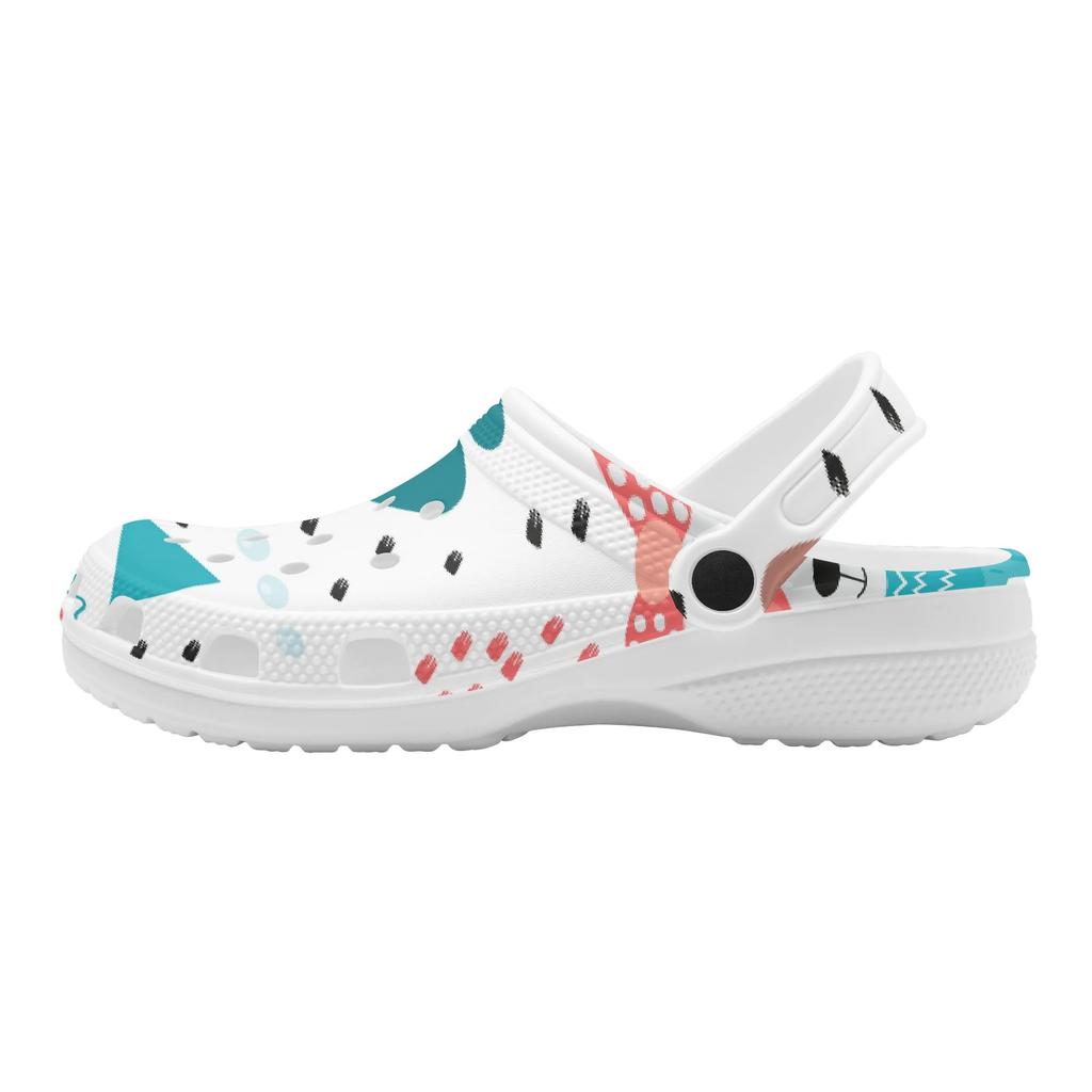Graphic Printed EVA Casual Clogs Women Men Soft Sole Soft Sole Lightweight Slip On Sandals Slippers Summer Daily Leisure Shoes