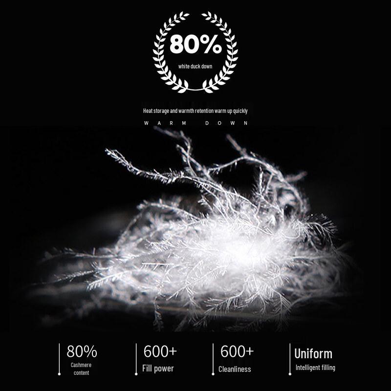 Men's Genuine Sheepskin Down Leather Jacket with Stand Collar