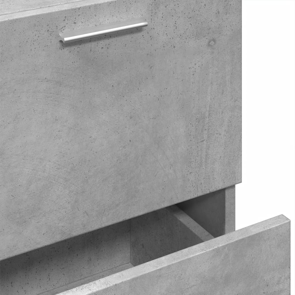 Bathroom Vanity Unit Concrete Grey 40 x 37 x 59 cm Particleboard