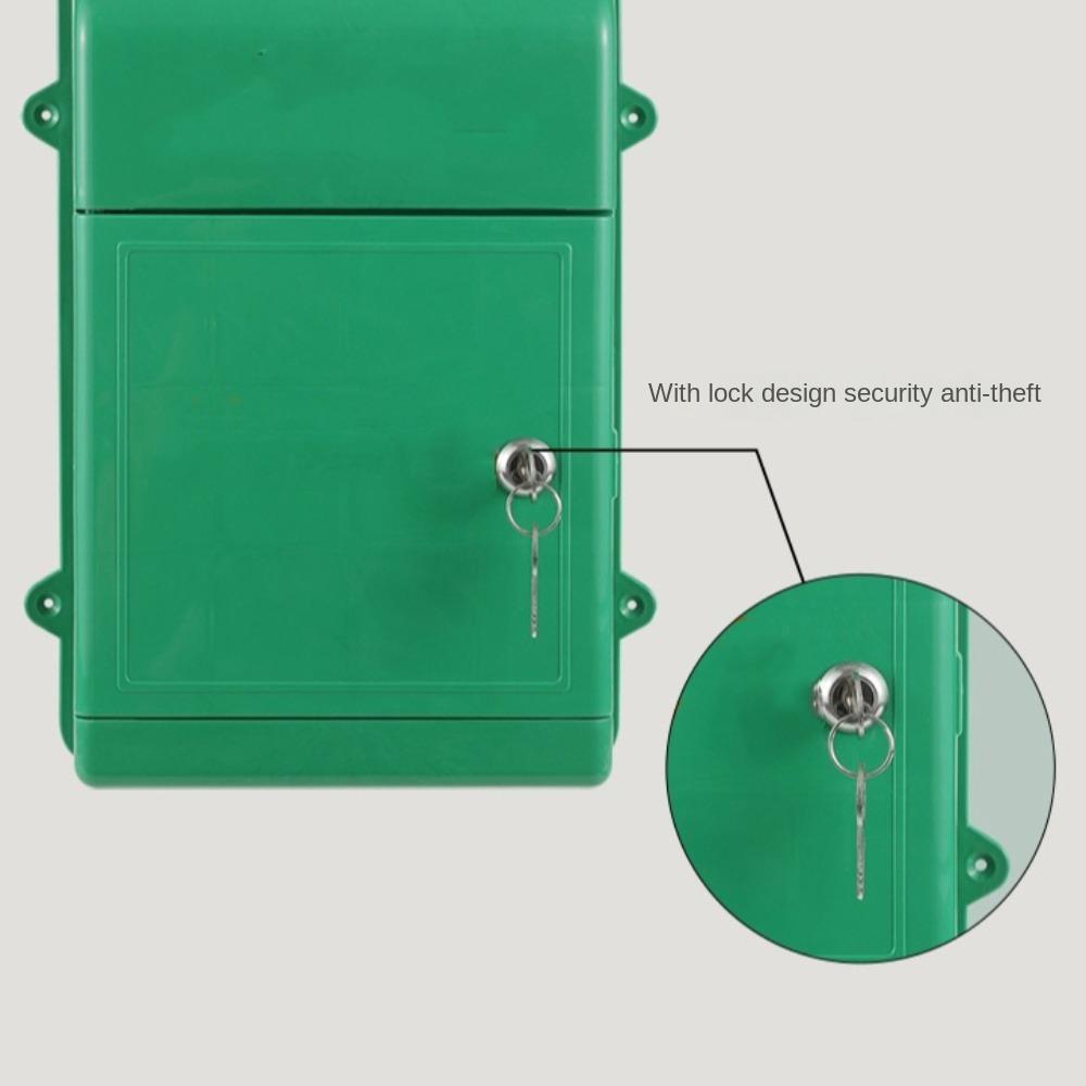С замком почтовый ящик пластиковый почтовый ящик почтовый ящик универсальный ящик для писем для дома двора офиса