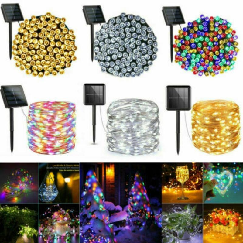 Bright And Energy-efficient Solar Fairy Lights For Outdoor Parties
