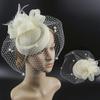 Retro Berets  Headband Fascinator Wedding Ascot Hat Hatinator Birdcage Veil