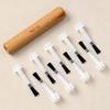 10/50Pcs Multi-functional Nail Art Brush Heads Dual-Ended Replaceable with Detachable Wooden Handles - Nail Art Tools Set