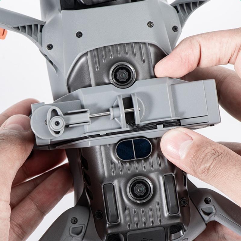 Precisions Payloads Delivery Air Dropping Thrower for Air 3 Drones Landing Gear and Long Releases Mechanism