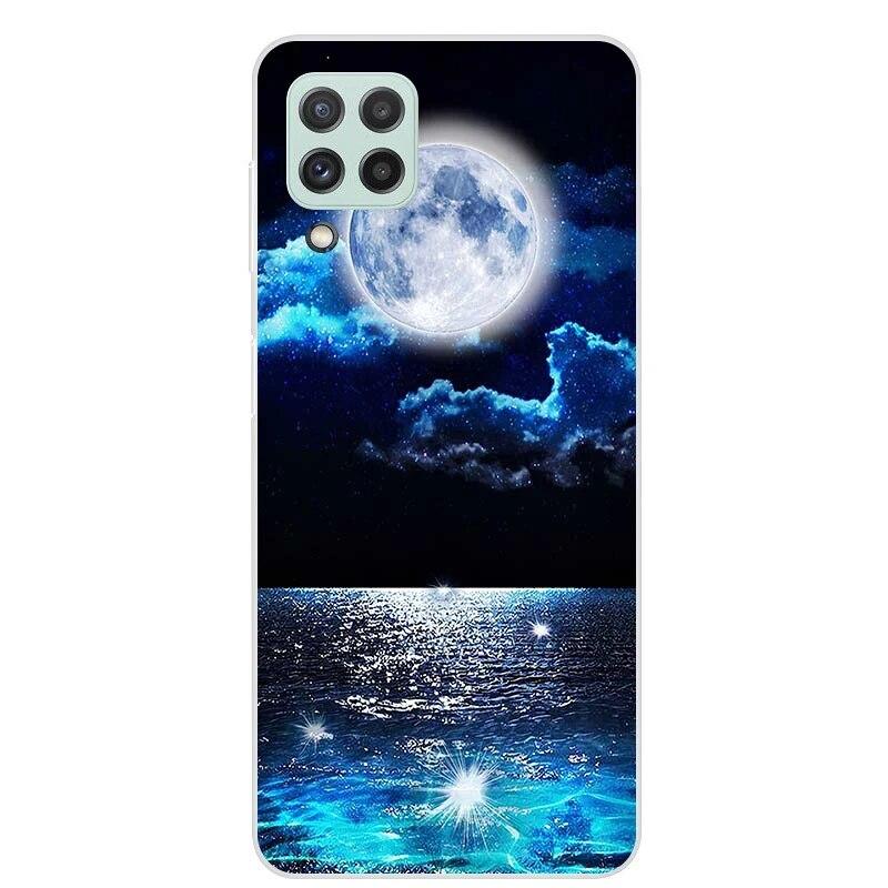 Чехол для Samsung Galaxy M22 M32 4G, задняя крышка для телефона Samsung M22, мягкий чехол для Samsung M32 4G M 22 32, черный чехол из ТПУ 6,4 дюйма