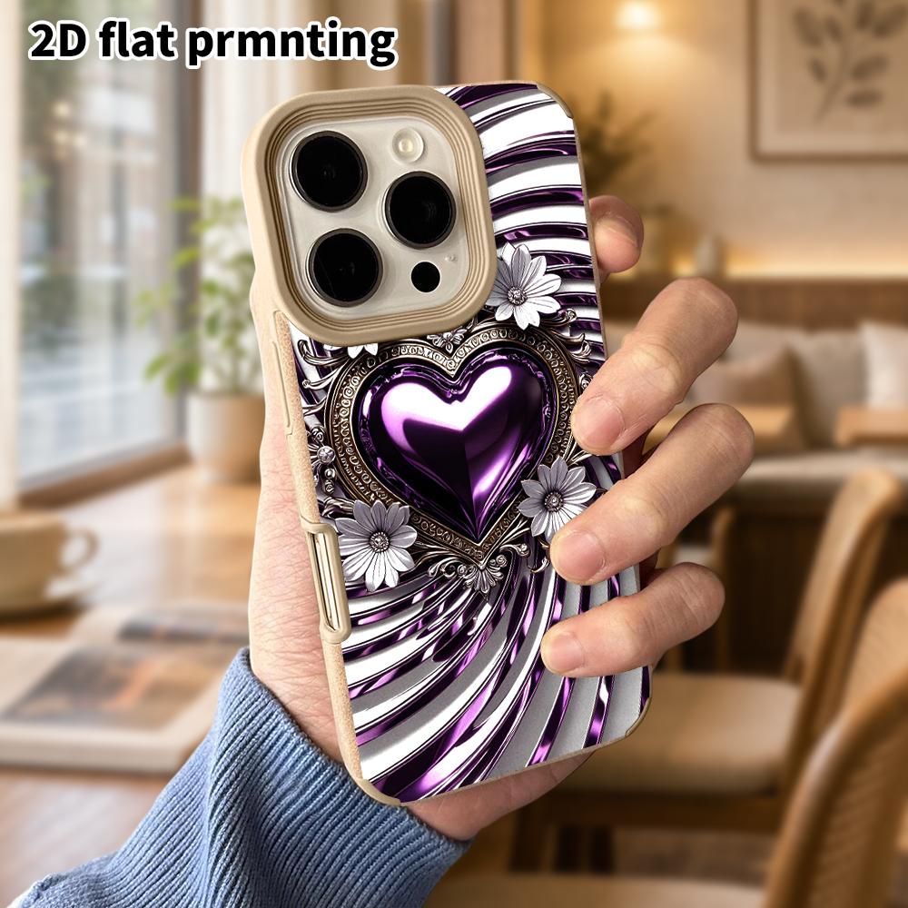 Phone Case: Lambskin 2D Flat Samsung Galaxy A34 A35 M05 M06 S20 S22 S21 FE Plus 5G Protective Case, Carved Heart, Christmas and Halloween Gift