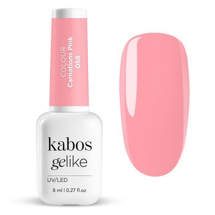 Kabos Gelike Vernis Hybride Rose UV/LED Carnation Pink Tiara 8 ml