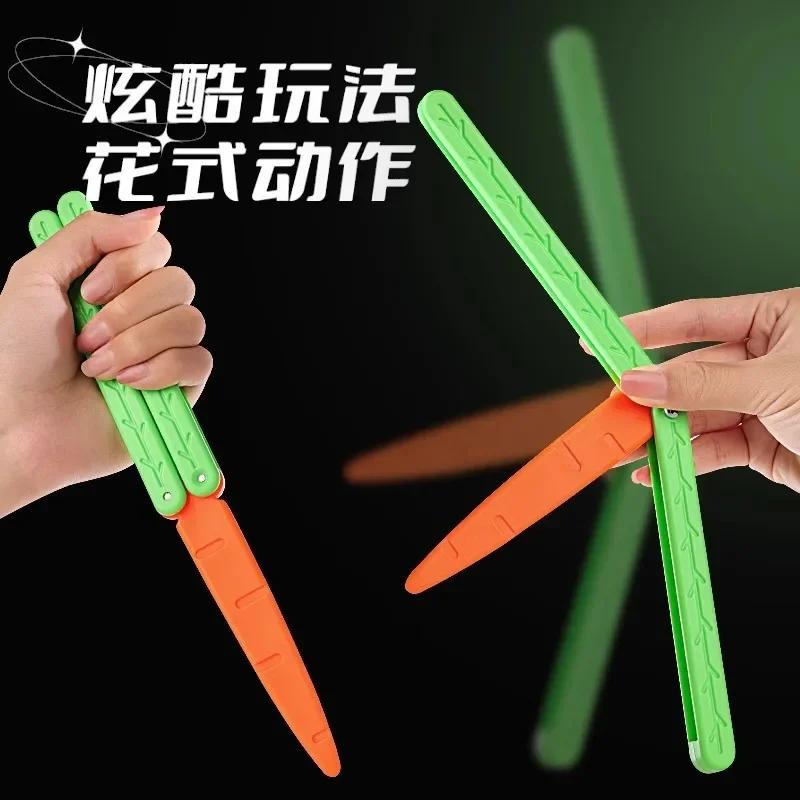 Гравитационный складной нож-коготь, нож-редиска, 3D-печать, гравитационный нож, маленький нож-редиска, игрушка для снятия стресса, рождественский подарок