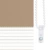 Dual Roller Blind Sand Brown 150x230 cm Fabric Width 145.9 cm Polyester