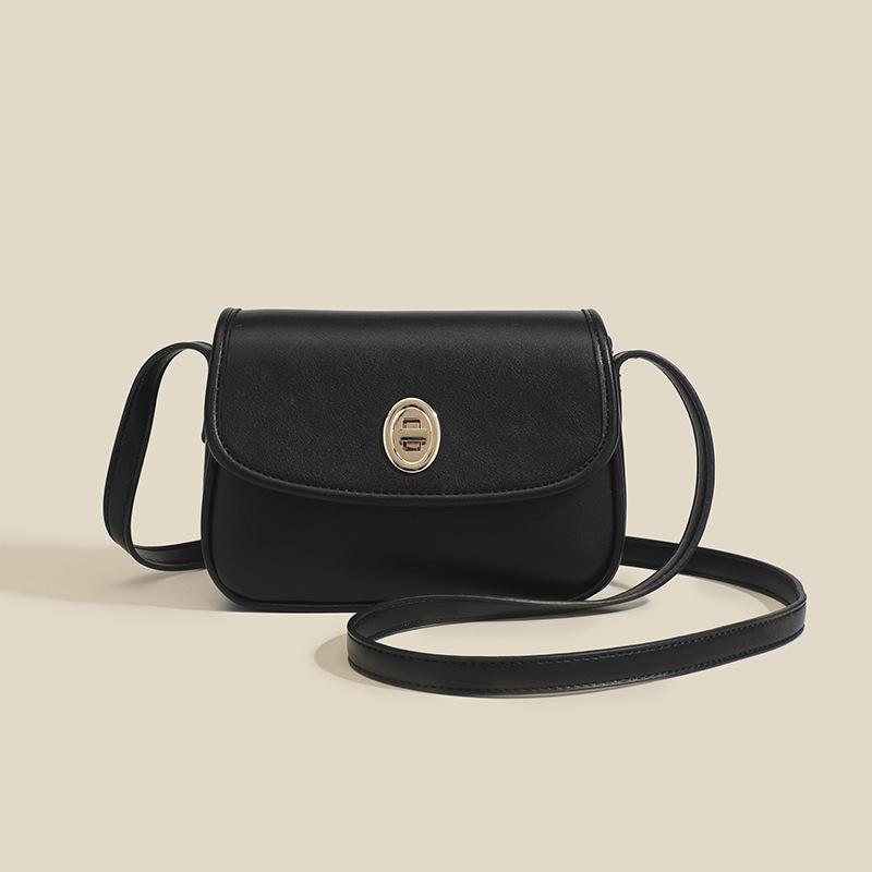 Lock popular bag 2025 summer new versatile flip square shoulder bag Korean version casual messenger small square bag