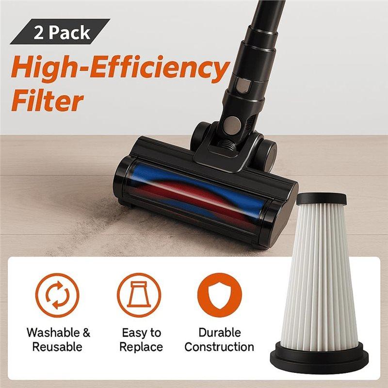 A65T Моющиеся HEPA-фильтры для беспроводного пылесоса Trucozie T350 Фильтры для пылесоса для Trucozie HEPA-фильтры