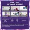 Лист для трансфера Galaxy Infusible Ink Сублимационная виниловая печать Кружки Футболки Сумки Подставки для напитков Брелоки Декор для DIY Для вырезания