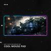 B-Batman A-Arkham Knight  Mouse Pad RGB Pc Gamer Keyboard LED Glowing mause pad Mats Rubber Cute Cartoon Gaming Computer csgo lo