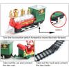 Music Xmas Decoration Electric Train Christmas Toy Railway Trains Transportation Building Toys