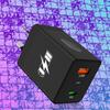 Thumbprint Dual USB 2.4A Travel Charger - US, EU, KR, UK Plugs