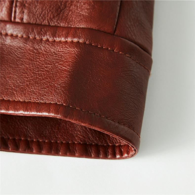 Новая мужская куртка, мотоциклетная куртка, кожаная куртка в такую ​​же полоску, эксклюзивная плюшевая кожаная куртка для мужчин