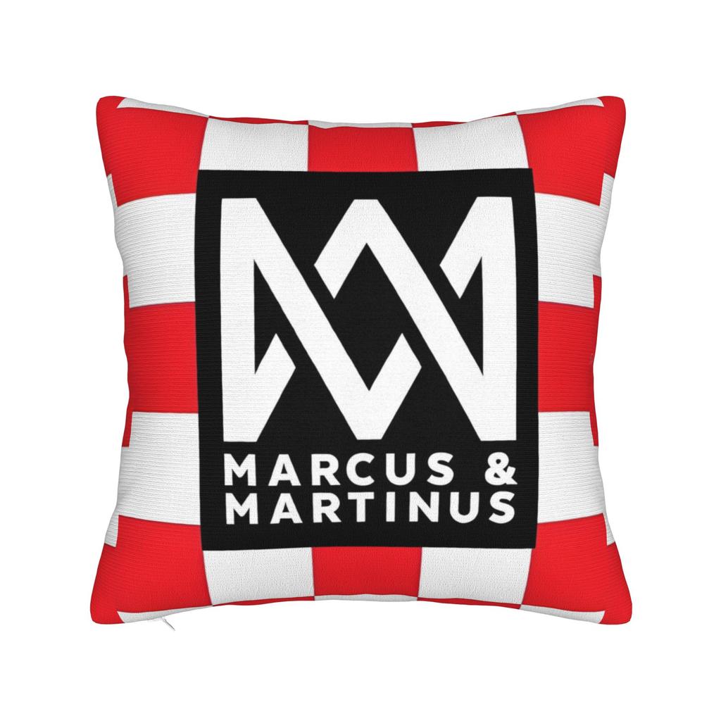 Квадратные Наволочки и Чехлы для Подушек Marcus And Martinus MM Смешные На молнии Декоративная Наволочка для Дома 4040см