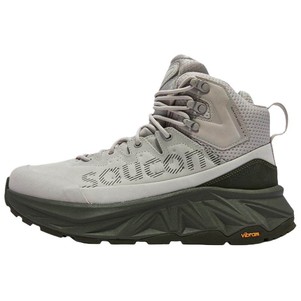 SAUCONY Trigon Сверх универсальные Удобные Водонепроницаемые Амортизирующие Кроссовки Мид-топы для бега Унисекс Кроссовки для бега Серые S28248-4
