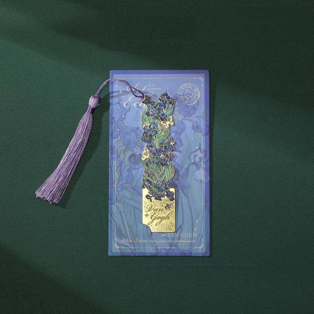 Подарок студенту Металлическая закладка с длинной кисточкой Разделитель страниц Креативная скрепка для книги для чтения