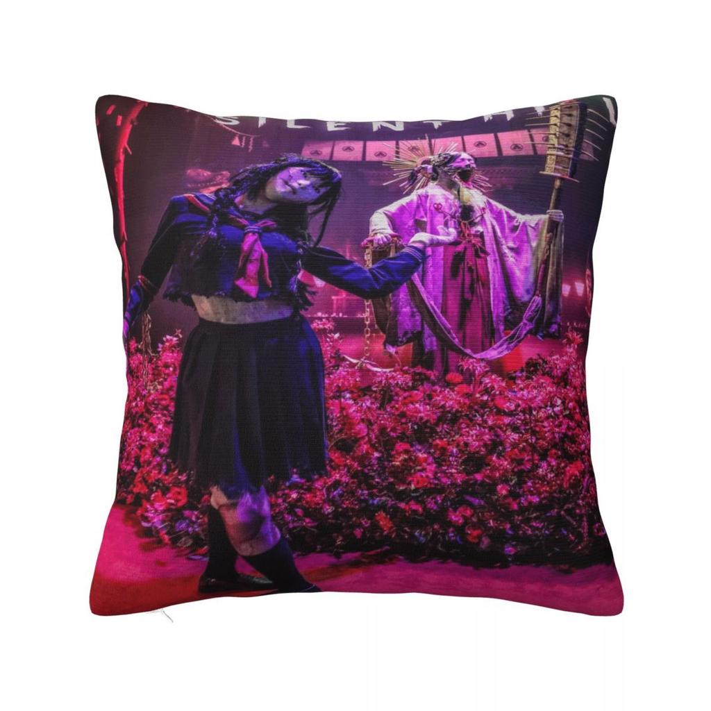 Silent Hill F Horror Game Printed Pillowcases Cushion Cover Gaming Lover Pillow Covers Warm Bedroom Decor Square Multi-Size