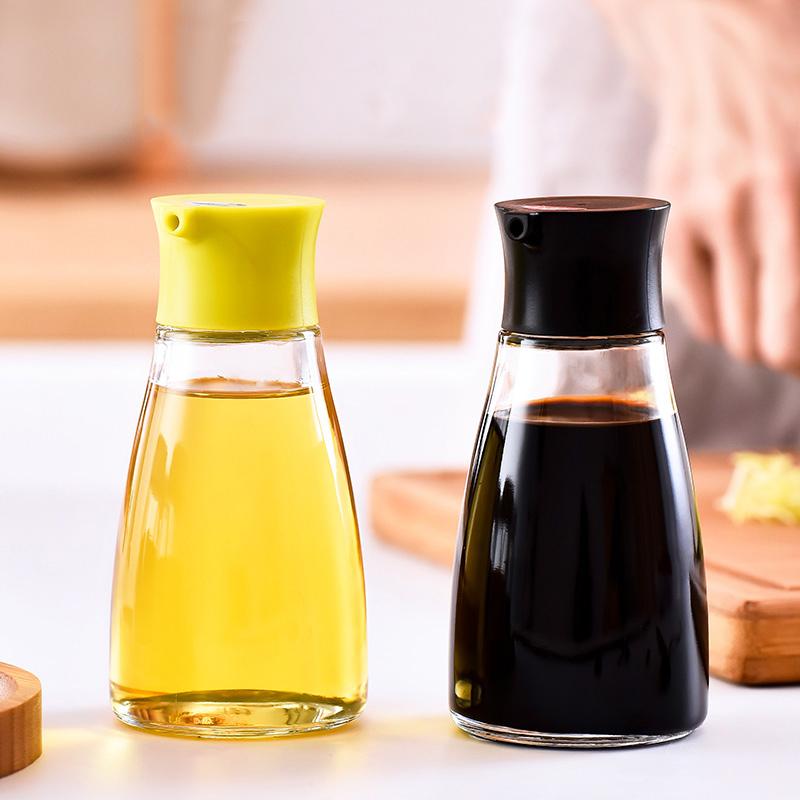 Стеклянная мини-бутылка для масла Кухонные принадлежности Уксусная банка для барбекю на открытом воздухе Банка для оливкового масла Уксус Соевый соус Контейнер для масла