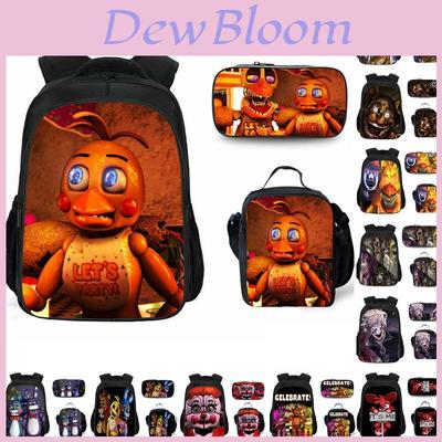 Яркий набор рюкзака Five Nights At Freddys с сумкой для ланча и пеналом