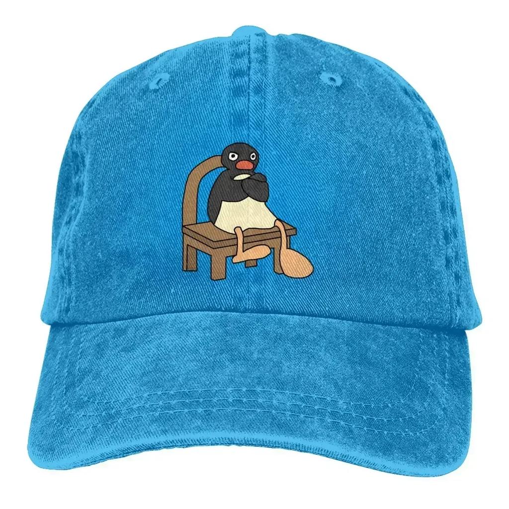 Pure Color Dad Hats Angry Pingu Womens Hat Sun Visor Baseball Caps Noot Pingu Pinga Penguin TV Peaked Cap