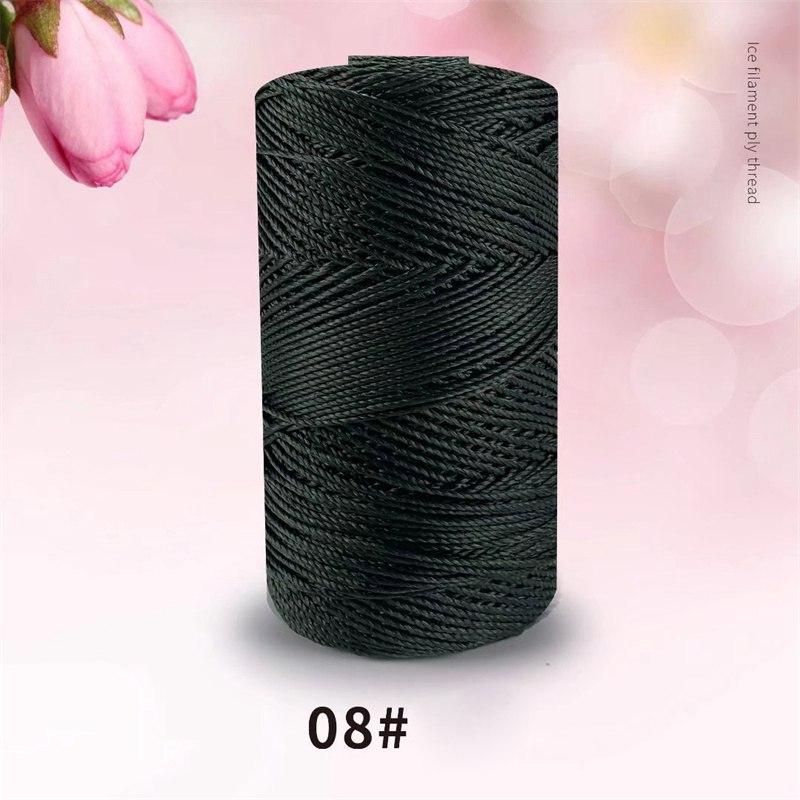 Ручная работа, ремесло, витой шнур макраме, сделай сам, свадебный декор, полипропиленовая швейная нить, 34 цвета, веревка