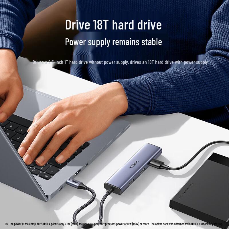 Ugreen 4-портовый USB 3.0 хаб Type-C