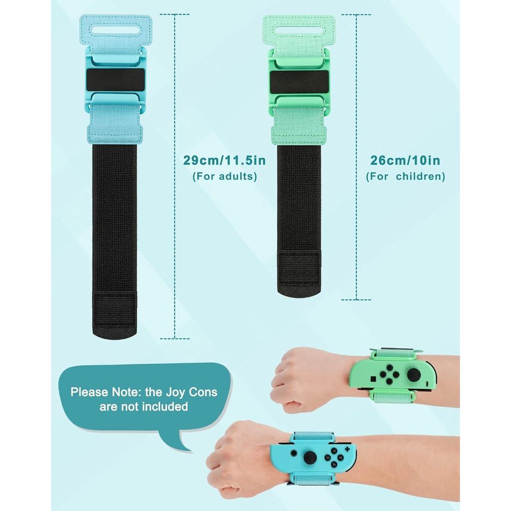 2 шт. Чехол для геймпада, портативный, чувствительный, ударопрочный, без помощи рук, регулируемый эластичный ремешок для геймпада, контроллера для переключателя/переключателя OLED