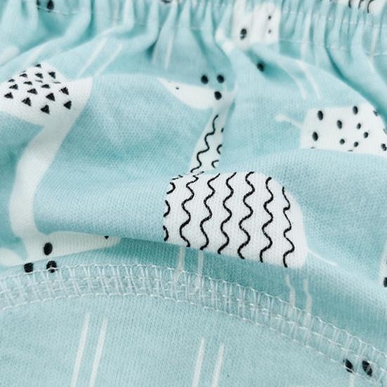 Детские осенне-зимние теплые водонепроницаемые хлопковые 6-слойные тренировочные подгузники, штаны, подгузники