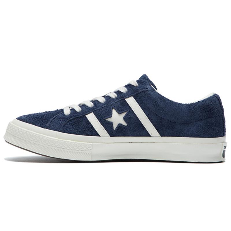 Converse One Star Acadamy Окс Обсидиан Модные Универсальные Эспадрильи на Низкой Подошве Унисекс Темно-синий