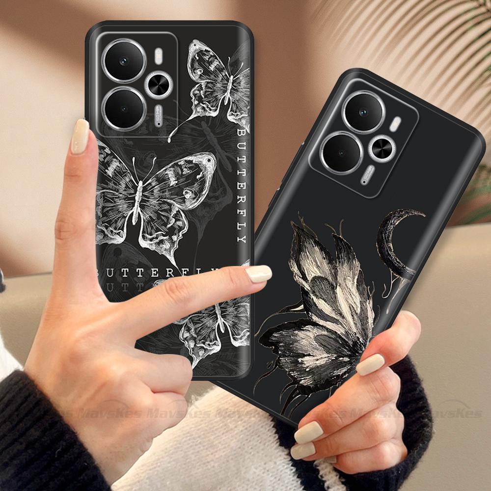 Чехол для Realme 14 5G Оригинальный Мягкий чехол из ТПУ-силикона для Realme 14T Fundas Realme14 Чехлы для телефона с мультяшными животными для Realme 14T