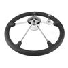 1512-дюймовый 5-спицевый руль с черной пенопластовой ручкой, аксессуары для морских лодок