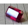 30-31 Ct Natural Shiny Red Ruby Emerald Cut Fabulous Certified Loose Gemstone