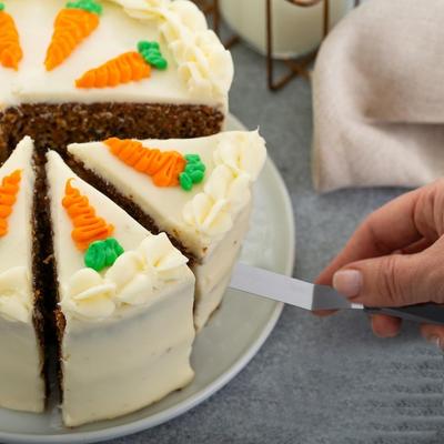 Шпатель для глазури угловой из нержавеющей стали, нож-мастихин с изогнутым офсетным лезвием, профессиональный шпатель для глазури и крема для выпечки тортов и кондитерских изделий