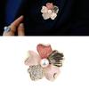Beautiful Flower Enamel Accessory Alloy Badge Fashion Brooch Clothing Jewelry Suitable for Gifting or Own Collection