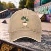 pc Casual Fashion Monstera Monday Print Washed Baseball Cap Premium Versatile Outdoor Accessory Unisex Duckbill Hat Suitable