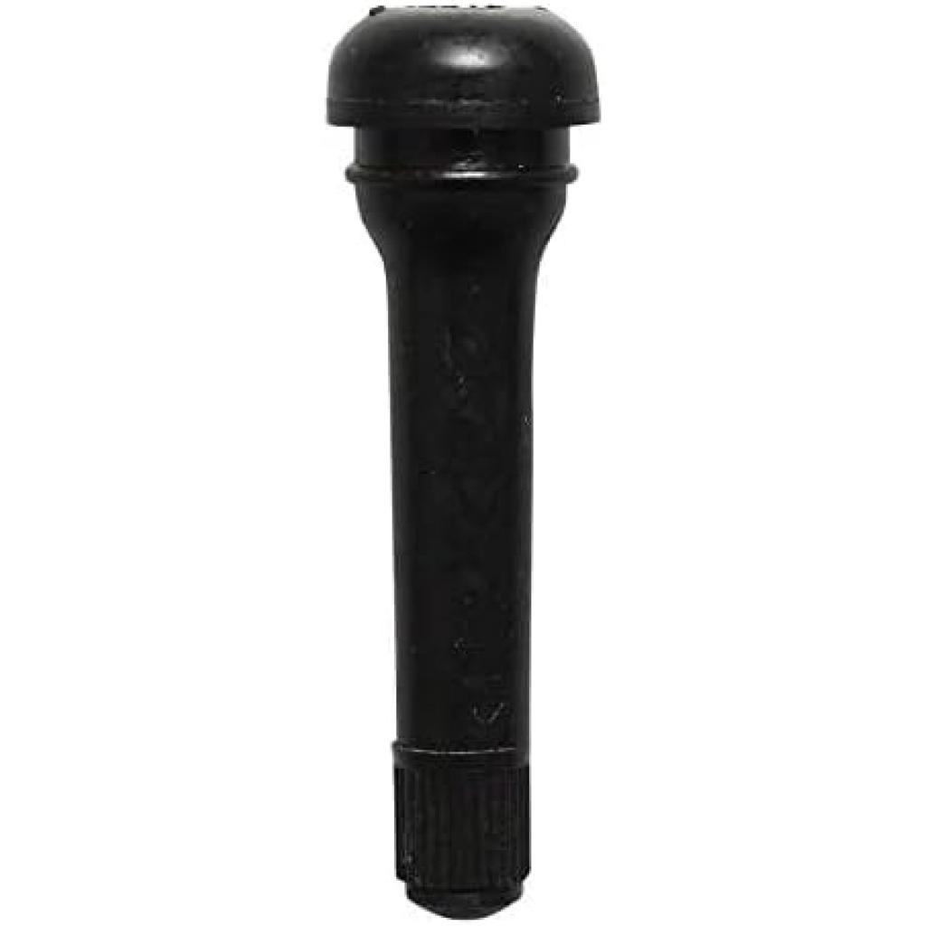 BLACKHORSE-RACING 25 Pack TR412 Rubber Tire Snap-In Short Valve Stem ATV Lawn Mower Garden Tractor Plug Stem For Tubeless 0.453” 11.5Mm Rim Holes