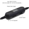 USB C Type C 5V to 1.2V 3V 4.5V 6V 7.5V 9V 12V 2.5mm/3.5mm/4.0mm/5.5mm Adjustable Voltage Cable Step Up Down Converter Cord