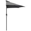 Garden Sun Umbrella Anthracite 294 x 150 x 223 cm