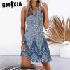 Women's Fashion Summer Spring Sleeveless O-Neck Casual Dresses
