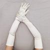 Extended Satin Stretch Satin Gloves 1920S Vintage Party Cosplay Ladies Gloves Wedding Gloves