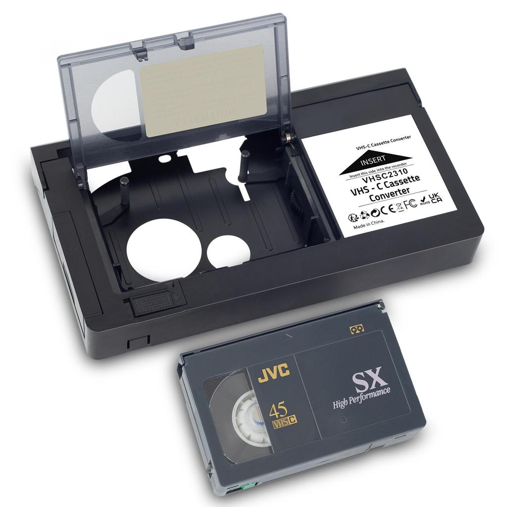 Адаптер для преобразования кассет VHS в VHSC (MiniDV/Hi8 не поддерживается)