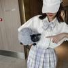 Kawaii Animal Plush Crossbody Bag With Nylon Lining For Casual Outings