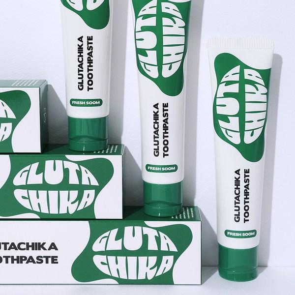 Доктор. Зубная паста Bium Glutachica Fresh Breath, 2 упаковки, 80 г