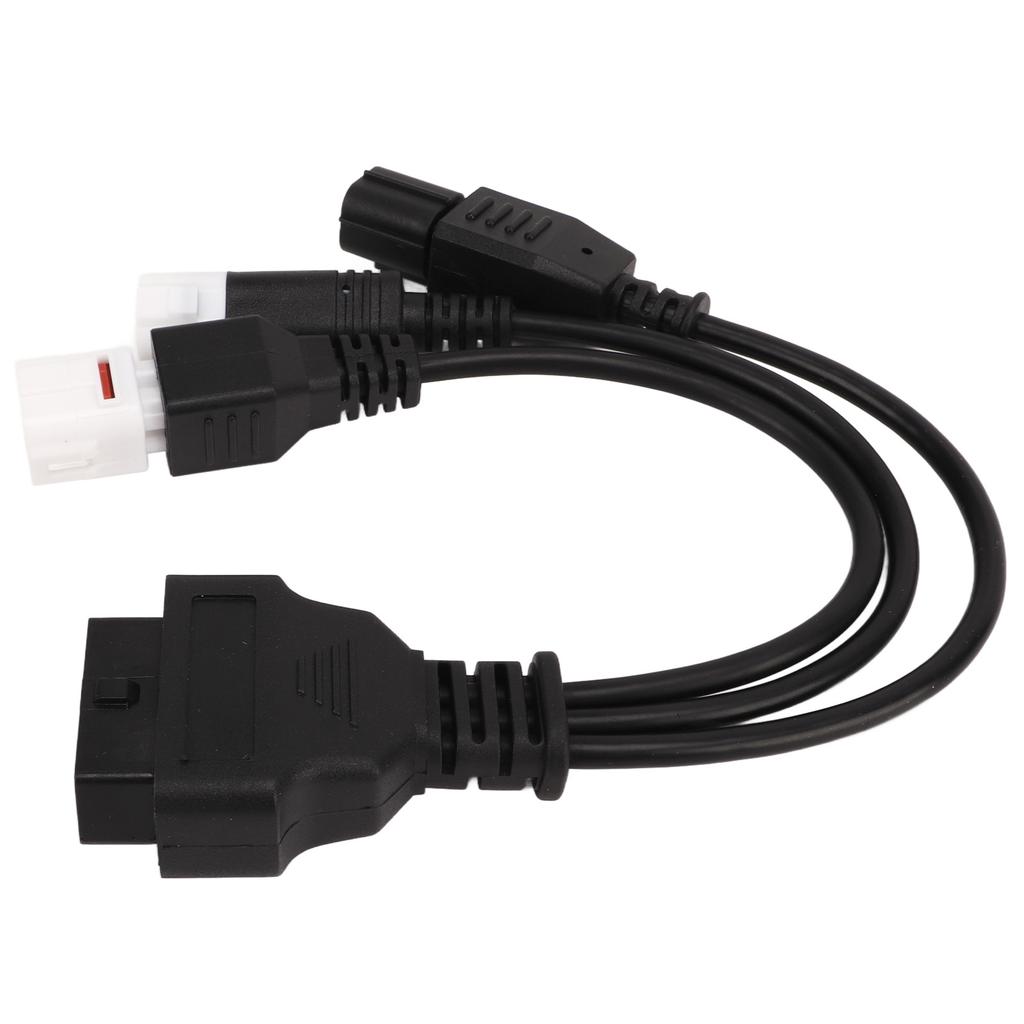 Мотоциклетный OBD Диагностический Разъем Мама 16 Контактов 3 в 1 Переходной Кабель Y-Разветвитель Диагностический Удлинитель